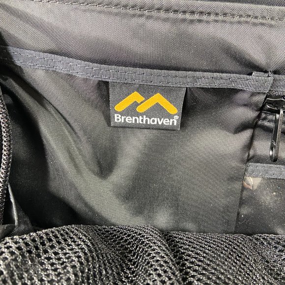 Brenthaven Carrying Briefcase Messenger Bag Laptop Computer Office Black 17" EUC - Picture 3 of 12